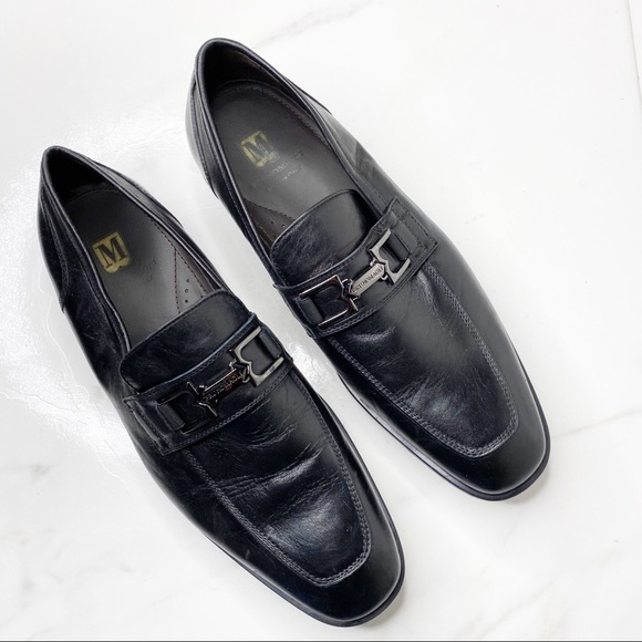Bruno Magli Other - Bruno Magli Black Bit Loafer Leather Dress Shoe